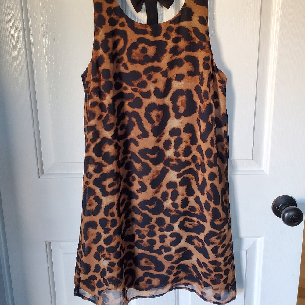 Fun cheetah print dress